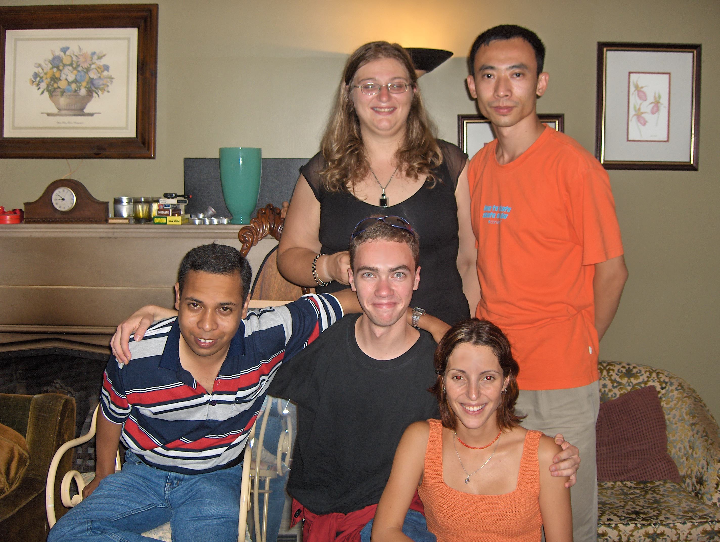 Moot (2004, Kingston) (L-R) Hao, Veronica, Dr. Melacini, Rahul