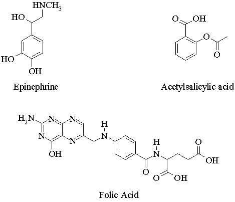 Epinephrine, Aspirin, and Folic Acid