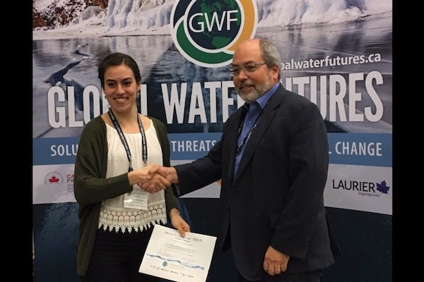 Ana wins Best Poster at GWF Conference (2nd place of 96 posters), June 2018
